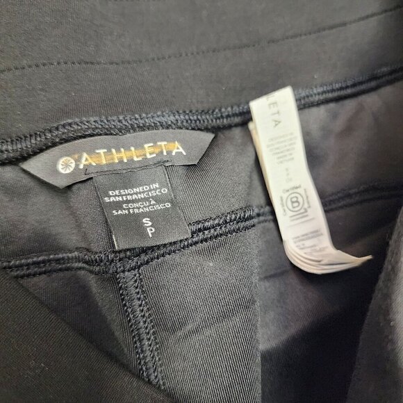 Athleta Get Set Hybrid Joggers Black Pants Small - Picture 6 of 8